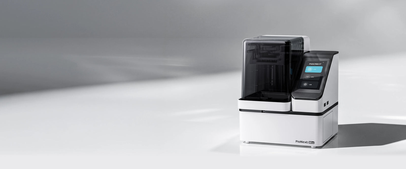 PioNext Mini compact dental 3D printer, landscape product view