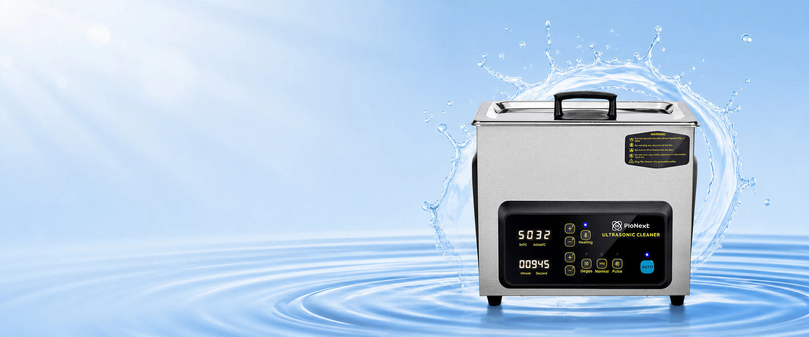 PioCreat CD-X3 washing equipment in a professional dental post-processing workflow