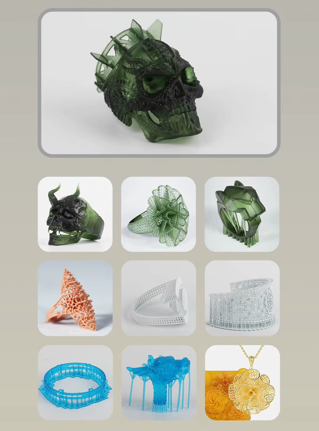 DJ89 PLUS castable jewelry pattern applications