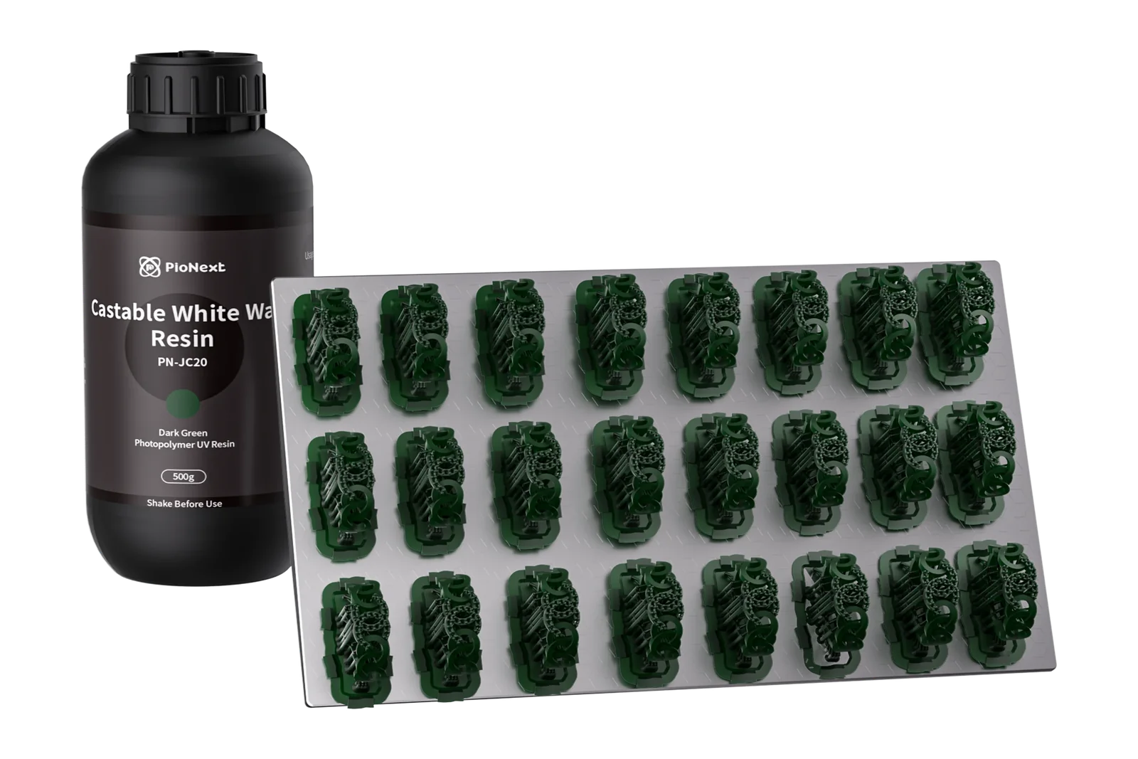 Official PioCreat Castable White Wax Resin product image